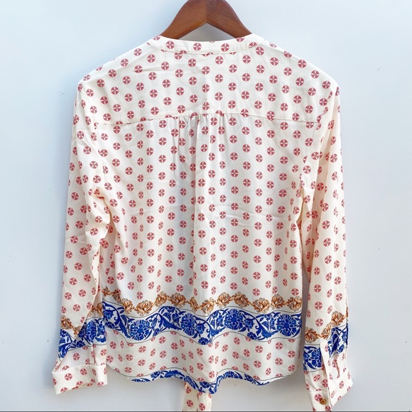 Maeve | Anthropologie Elan Scarf Blouse 2 - Picture 3 of 10